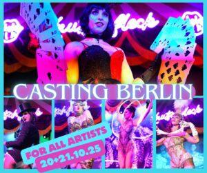 casting in berlin 20 and 21 october