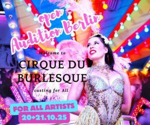 audition in berlin this october