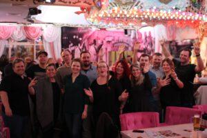 Weihnachtsfeier in Berlins Mitte feiern