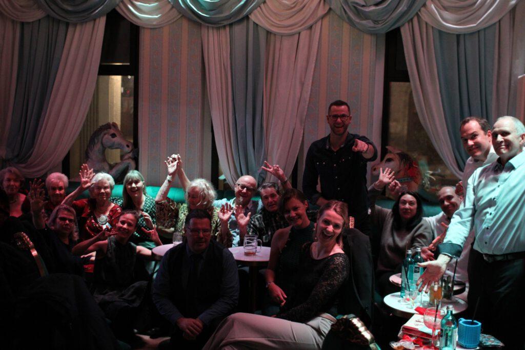 company party in wilde matilde for christmas