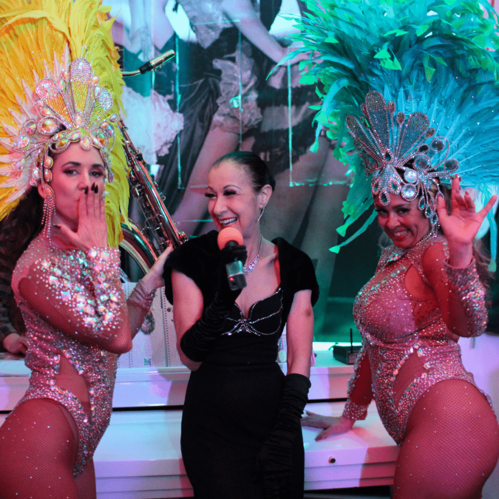 Kachel Margie Variete Show Girls Weihnachten